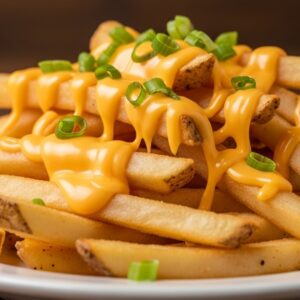Batata Frita com queijo