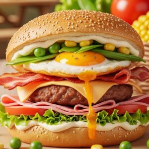 x salada bacon egg