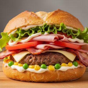 x salada bacon
