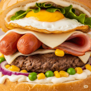 xaxi burguer egg