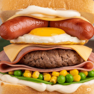 xaxi burguer bacon egg